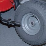 how to fix flat tire on riding lawn mower